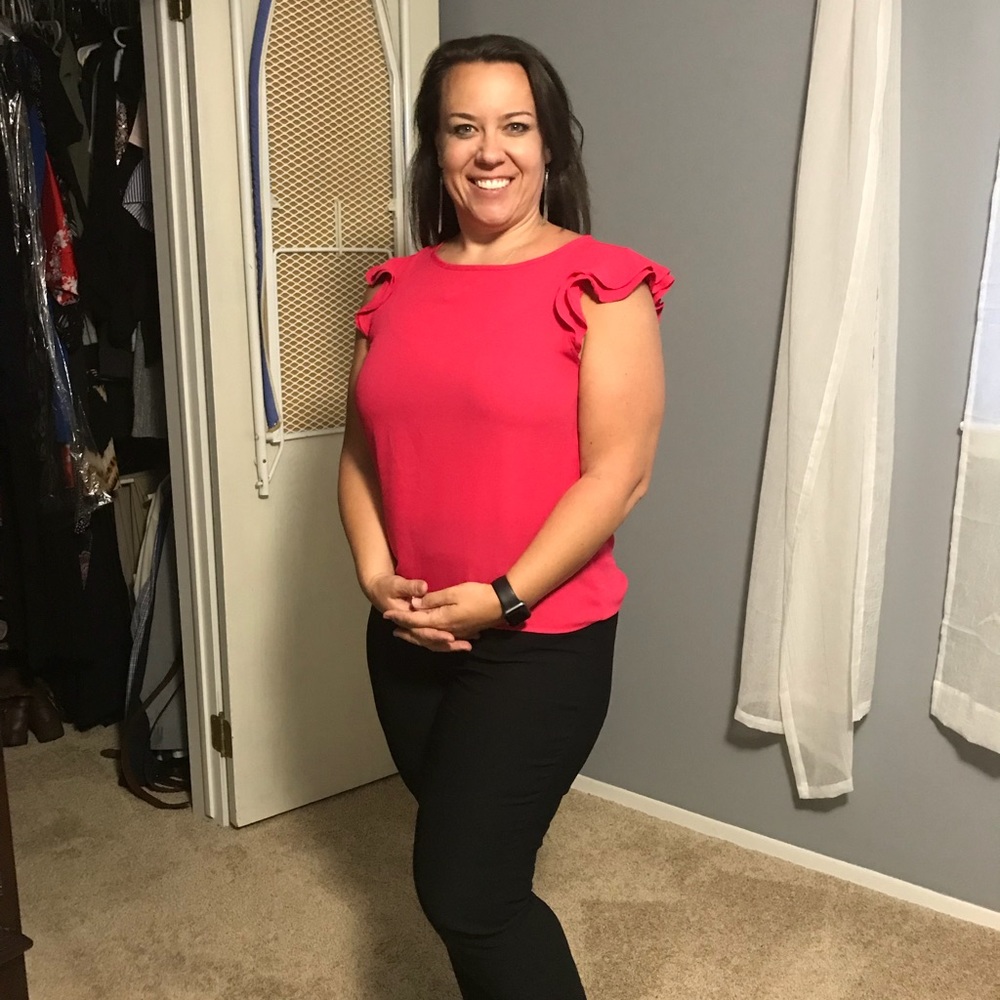 Pink blouse